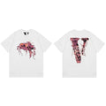 Vlone Lava Graphic T-Shirt - White/Pink